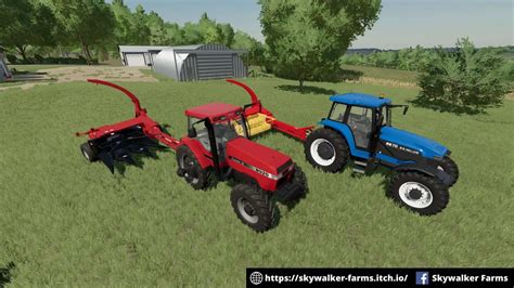 Ensileuse Traction Cnh V Fs Mod Farming Simulator Mod