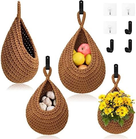 Amazon Hanging Fruits Baskets Wall Hanging Basket For Kitchen