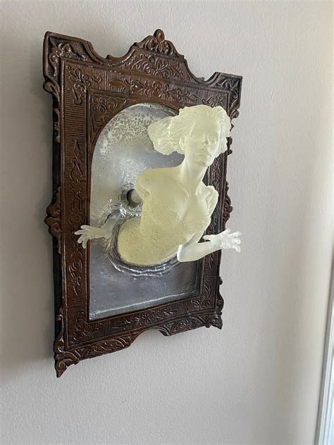 Ghost In The Mirror Wall Plaque Glow In The Dark Large Version