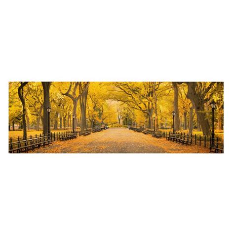 Herbst Im Central Park Leinwandbild Im Querformat 3 1 Bilderwelten