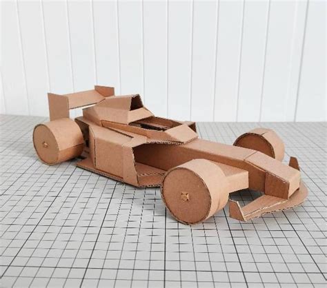 Cardboard Formula Race Car Templates