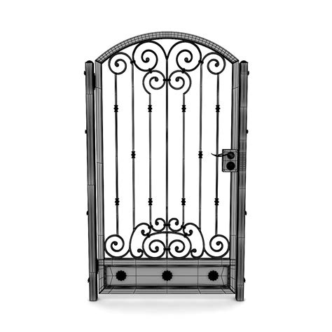 Wrought Iron Gates Collection Vol1 3d Model 149 3ds Fbx Max Obj