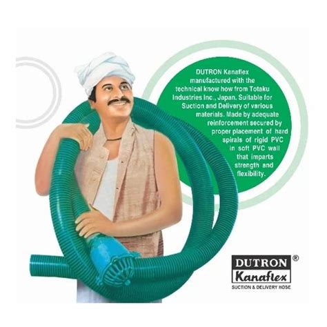 Dutron Kanaflex M D Green Mm Suction Hose At Best Price In Ahmedabad