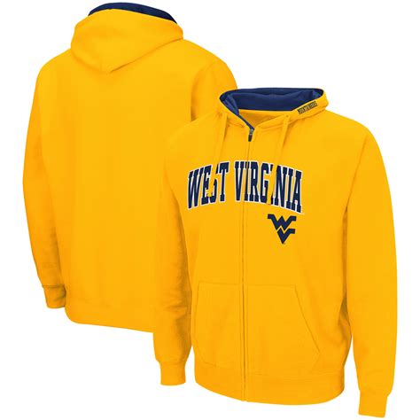 Mens Colosseum Gold West Virginia Mountaineers Arch And Logo 30 Full