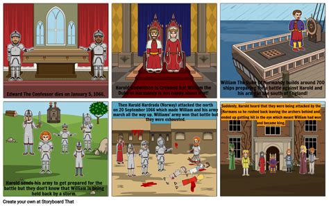 1066 Battle Of Hastings Storyboard By Thecreativemoyt