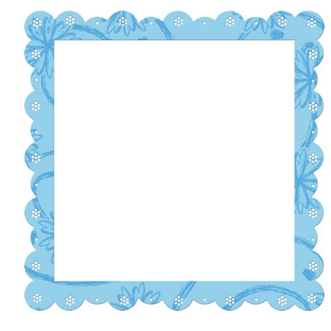 Simple Blue Frames Png