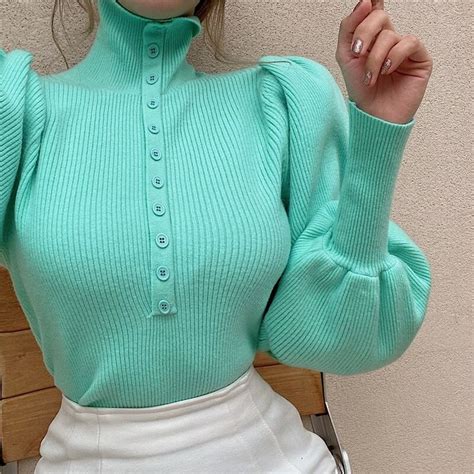 Winter Turtleneck Ladies Turtleneck Sweaters Knit Turtleneck Sweater