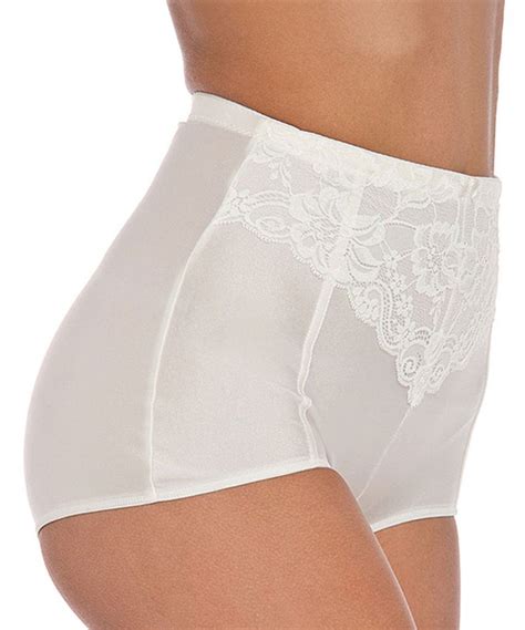 Naturana Ivory Lace Shaper High Waist Briefs Plus Too Ivory Lace