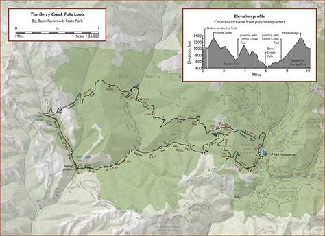 Berry Creek Loop Hike — Big Basin Redwoods, CA — Backcountrycow ...