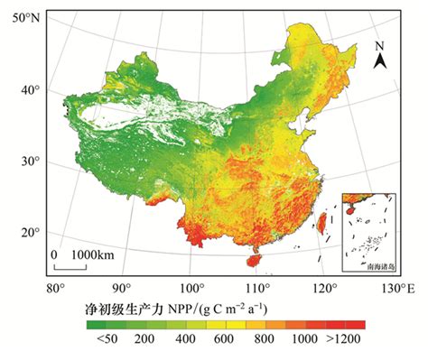 2001 2014年中国植被净初级生产力时空变化及其与气象因素的关系