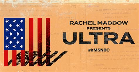 Rachel Maddow Presents: Ultra (a podcast) - Politics and religion - Quarter To Three Forums