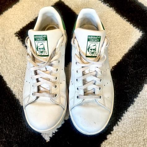 Adidas Originals Stan Smith White Green Casual... - Depop