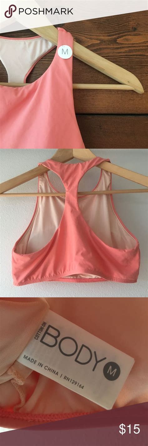 NWT Cotton On Coral Bikini Top