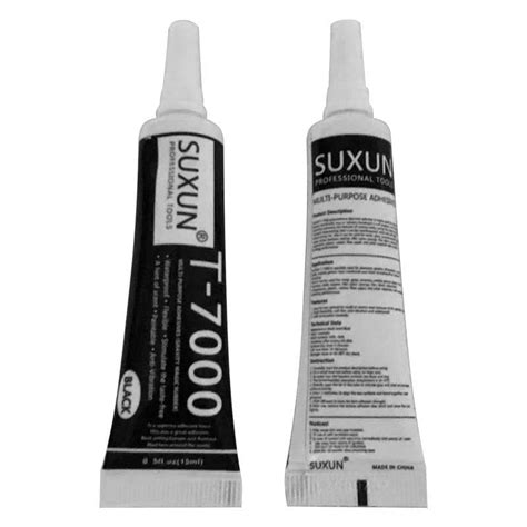 Jual LEM SUXUN T7000 50ML 15ML ( BLACK ) | Shopee Indonesia