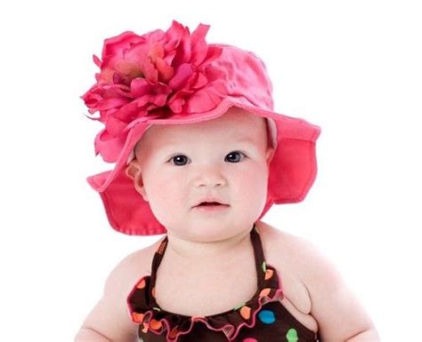 Sun Hats- Baby Summer Girls Hat -Girl Kids Infant New Toddler Cotton Children-Pink Sun Hats For ...