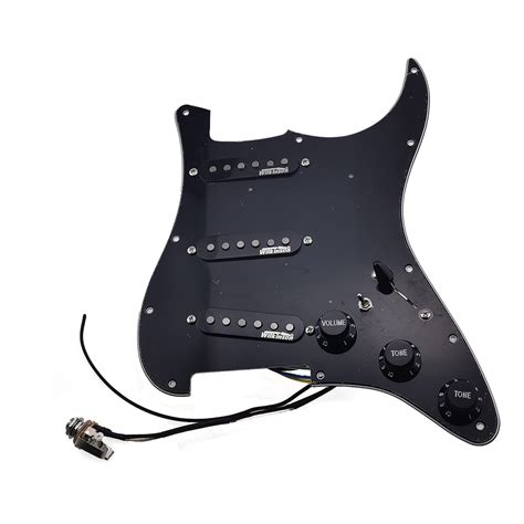 ST Ready Stock Prewired Pickguard Guitar Pickups Stratocas 7 Way Type