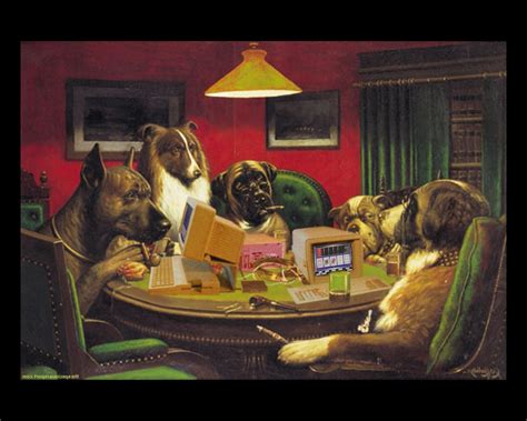 Dogs Playing Poker Painting Original at PaintingValley.com | Explore ...