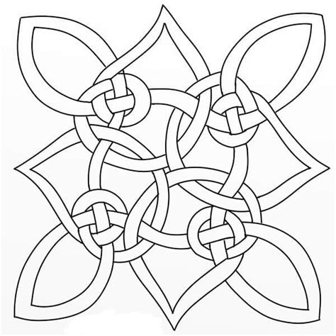 Celtic Knot Sheet 7 Coloring Page Download Print Or Color Online