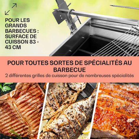 Oneconcept Tourne Broche Electrique En Mechoui Rotisserie Et Gril