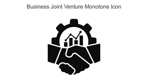 Business Joint Venture Monotone Icon In Powerpoint Pptx Png And