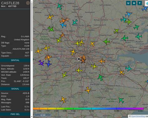 Over Putney ADS B On Twitter 40778D G LAWA AW 139 Castle Air 1