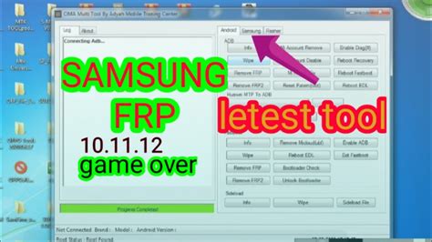 Letest Frp Bypass Tool Samsung Frp Game Over Samsung Frp