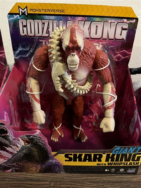 2024 Playmates Godzilla X Kong The New Empire Giant Skar King 11” With Whiplash Ebay