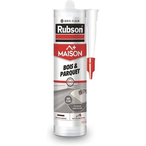 Rubson Maison Mastic Bois Parquet Gris Clair Mastic Acrylique Pour