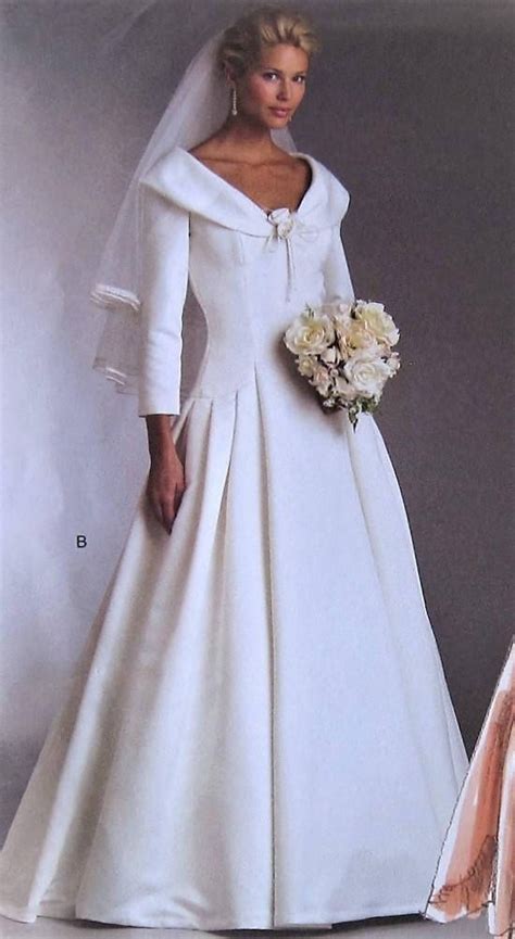 Wedding Gown Sewing Pattern Uncut Vogue V2944 Sizes 18 22 Plus Etsy