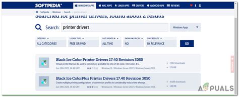 find  install compatible printer drivers