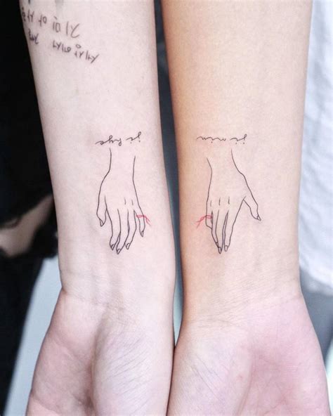 Friendship Hands Tattoo