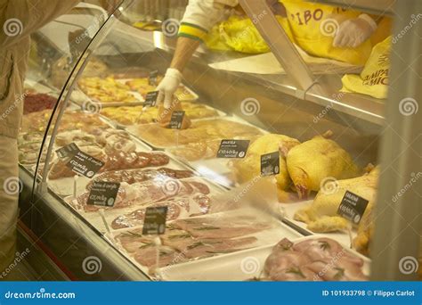 The Meat Counter At The Market Stock Photo Image Of Food Meat