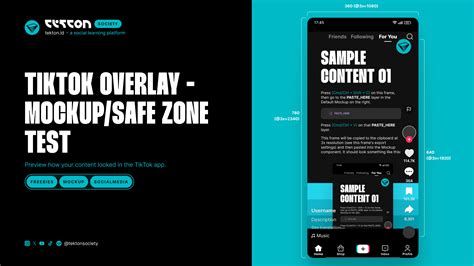 Tiktok Overlay Mockup Safe Zone Test Figma