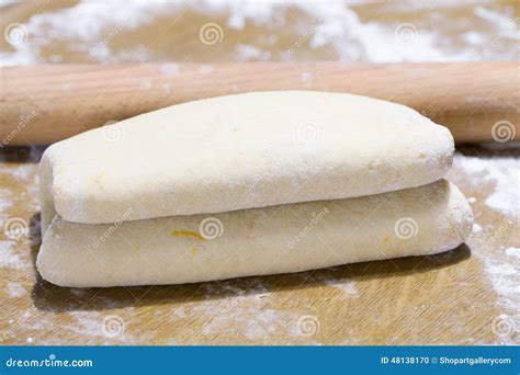 Raw Puff Pastry Stock Photo Image 48138170
