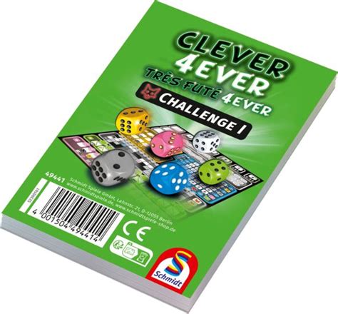 Clever Ever Challenge Block Schmidt Spiele