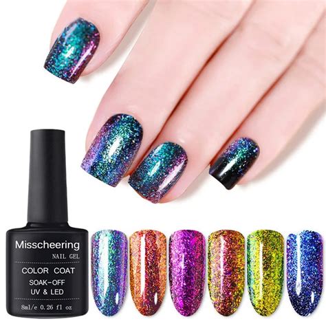 D Cat Eye Chameleon Starry Sky Nail Polish Magnetic Aurora Series