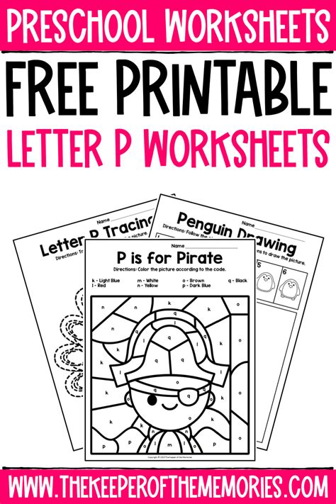 Letter P Coloring Pages Preescolar