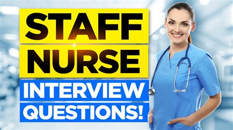 Staff Nurse Interview Questions And Answers How To Pass A Nursing Job Interview Youtube