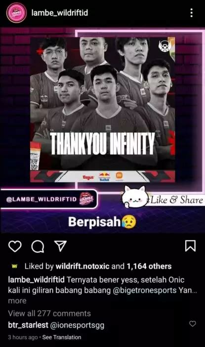 Susul Onic Esports Btr Resmi Lepas Seluruh Roster Wild Rift Spin