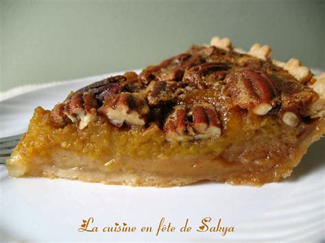 La cuisine en fête de Sakya Tarte à la citrouille et aux pacanes à la