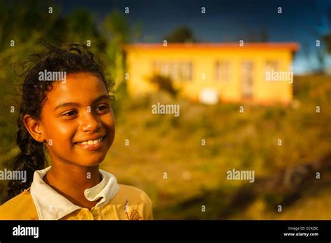 Mauritius Rodrigues Island Mourouk Portrait Of A Young Creole Girl