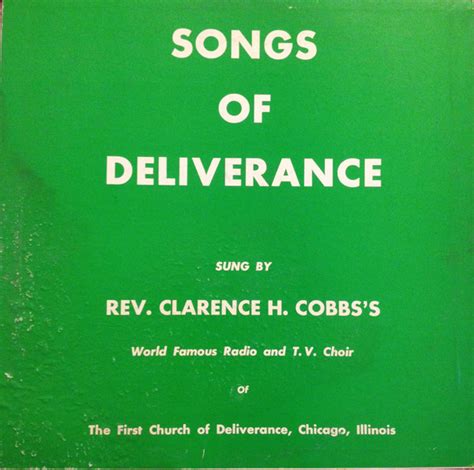 Rev Clarence H Cobbs Songs Of Deliverance Vinyl Discogs