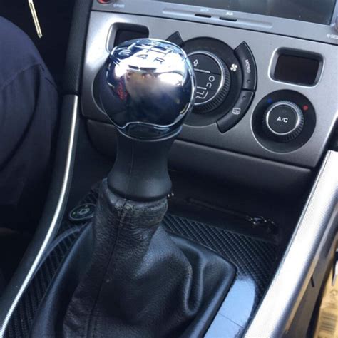 Speed Car Mt Gear Shift Knob Lever Shifter Handle Stick For Peugeot