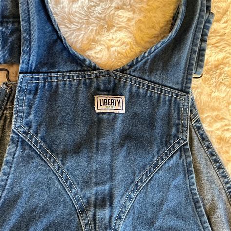 Vintage Liberty Denim Blue Jeans Overalls Excellent Depop