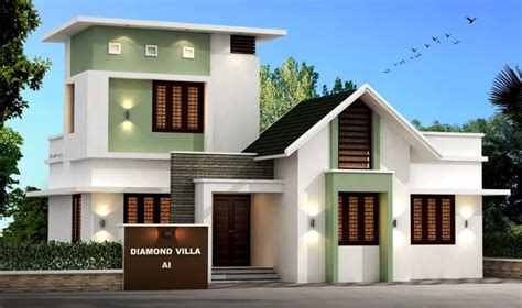 947 Sq Ft 3BHK Contemporary Style Single Storey House And Free Plan