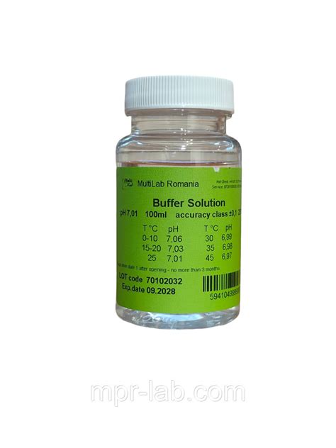Калибровочный раствор 100ml pH 7.01 Венгрия MultiLab: продажа, цена в ...