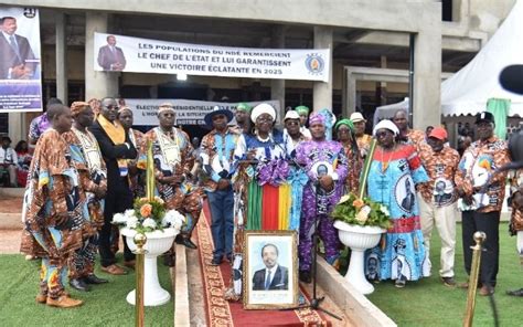 Célébration du 06 novembre 2023 à Bangangté La présidente de section