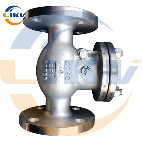 New 304 Stainless Steel Swing Check Valve H44w 16p Flip Flange