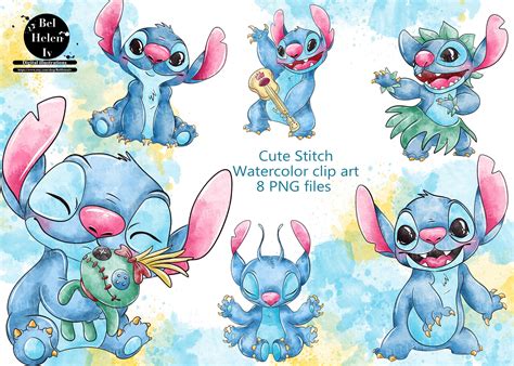 Cute Stitch Lilo And Stitch Baby Stickers Planner Stickers Disney