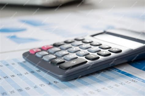 calculadora  graficos financeiros foto premium